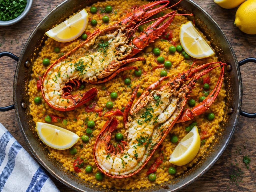 Lobster Paella