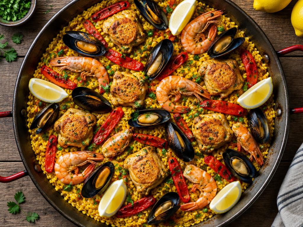 Mixed Paella (Paella Mixta)