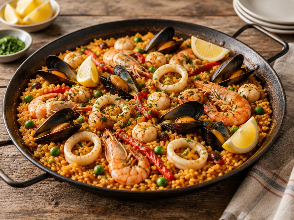Seafood Paella